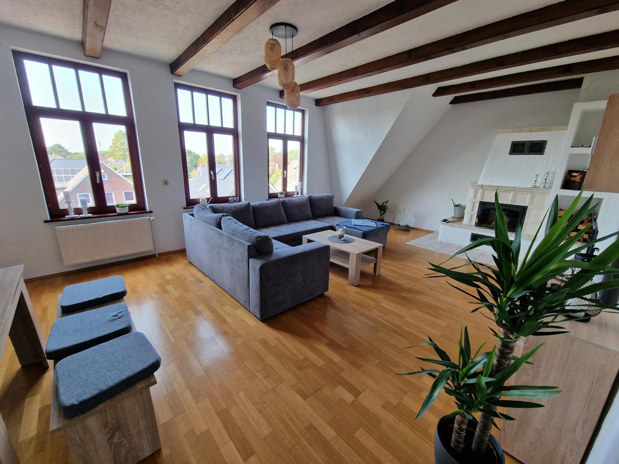 98Qm Wohnung Im Villenviertel - Voll Ausgestattet Mit Balkon Und Kamin - Wlan Gratis Вільгельмсгафен Екстер'єр фото